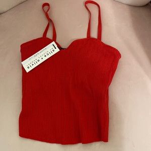 Red Alice and olivia tank NWT